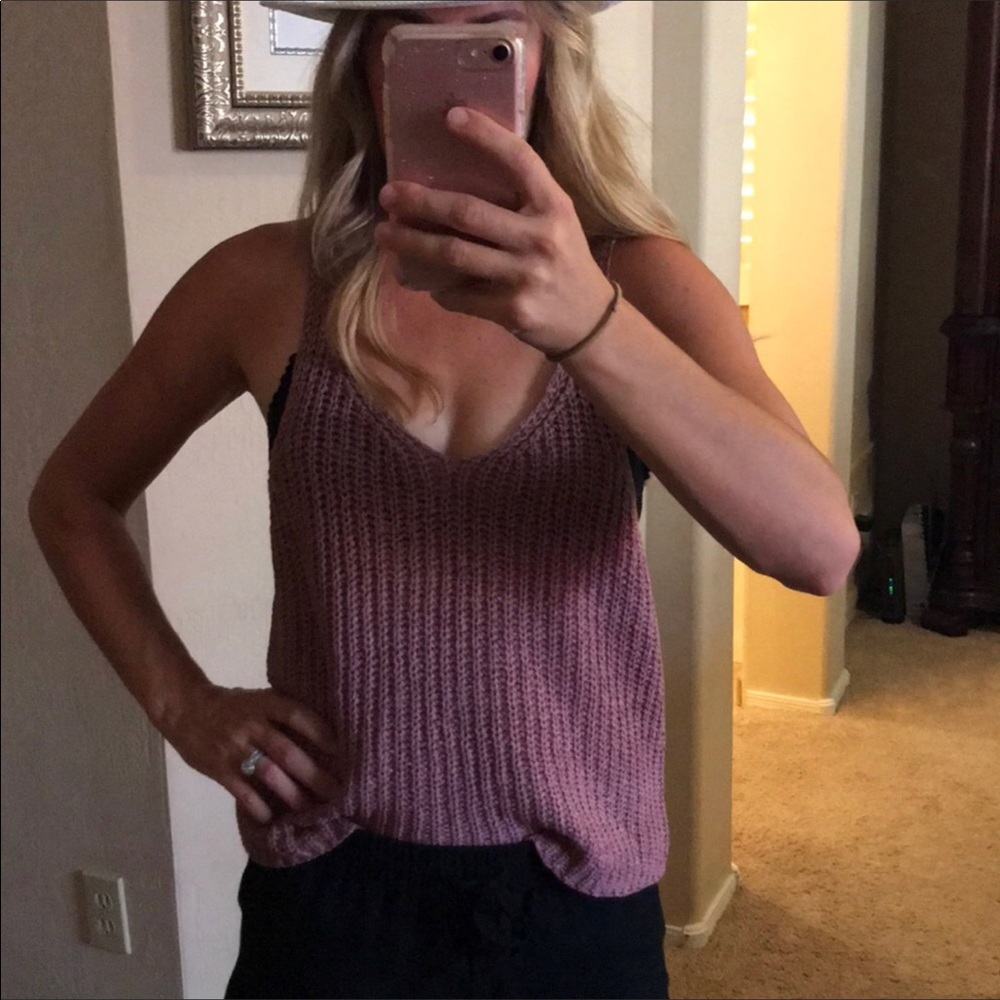 Gray knit tank - Picture 5 of 7